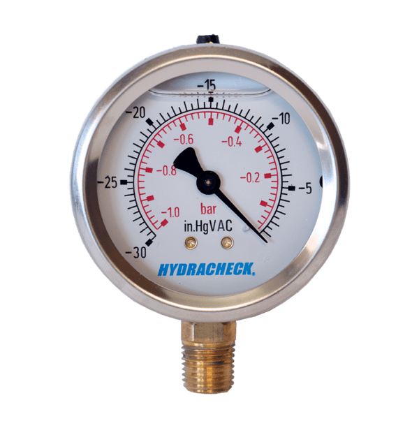 30" Hg/bar Vacuum Gauge