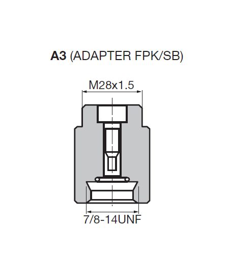 A3 FPK Adapter (7/8-14 UNF)