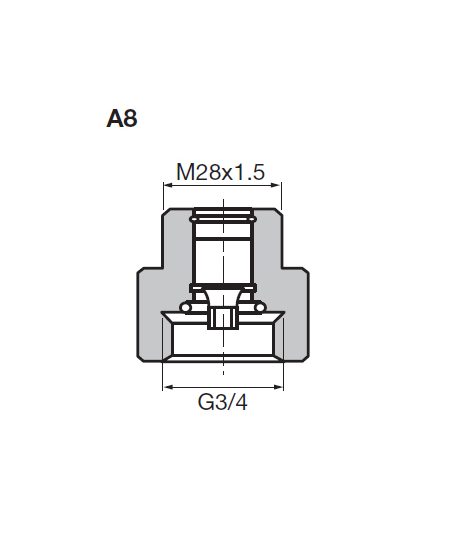 A8 FPK Adapter (G3/4)
