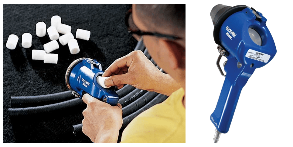 hydraulic hose cleaning gun