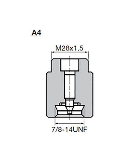 A4 FPK Adapter (7/8-14 UNF)