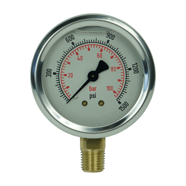 1500 PSI Pressure Gauge