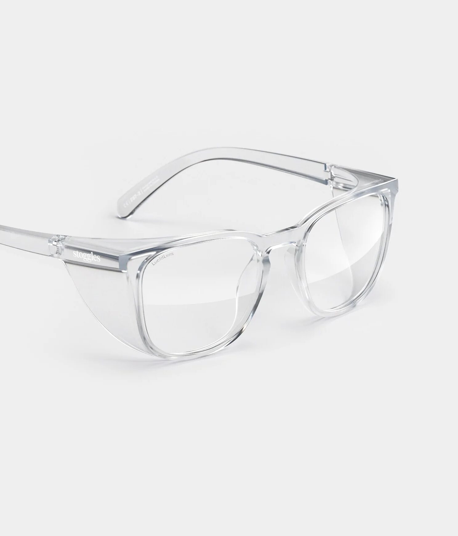 Stoggles Cat Eye Safety Glasses with Clear Anti-Fog Lens